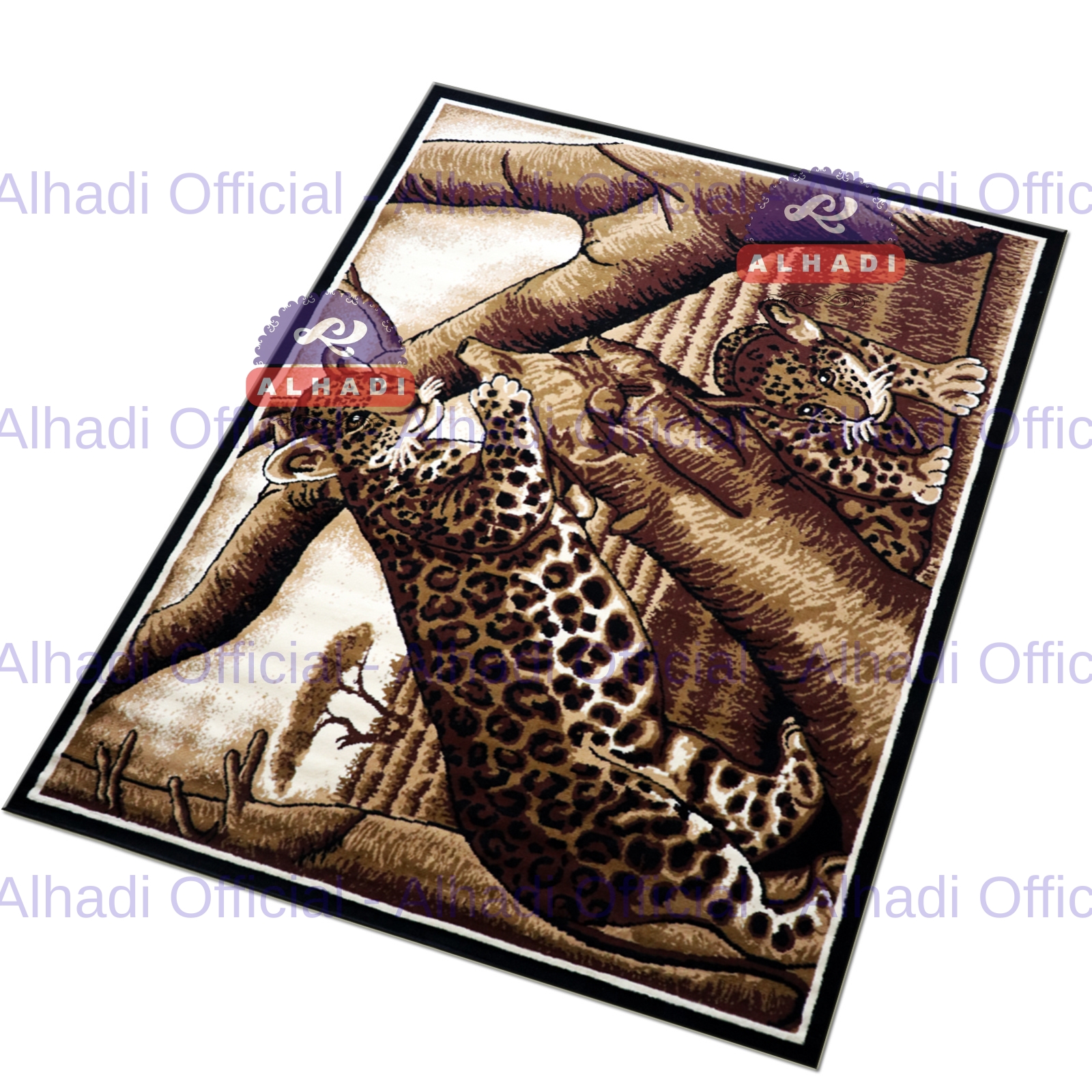 Alhadi Permadani 190 x 260 cm Tebal 8mm Karpet Lantai Afbel Abstrak Modern Klasik Bulu Padat ALBUM 1