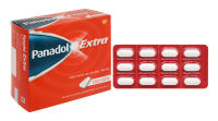 Panadol Merah Extra Paracetamol 500mg dan Caffeine Strip 10 Tablet Box isi 10 Strip | Obat Sakit Kepala dan Sakit Gigi | Ecer dan Grosir