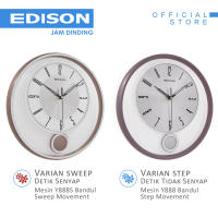 Jam Dinding Edison Sweep ES 343 AL66 Bandul Diameter 330mm 33cm