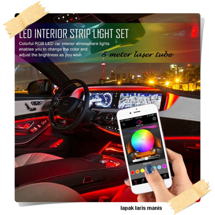 LAMPU INTERIOR MOBIL RGB ANDROID APPS