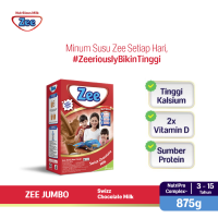 Zee Reguler Jumbo Swizz Chocolate Milk 875gr - Susu Tumbuh Tinggi Lebih Cepat