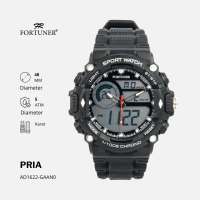 Fortuner Jam Tangan Pria Dual Time Chrono Water Resist Ion