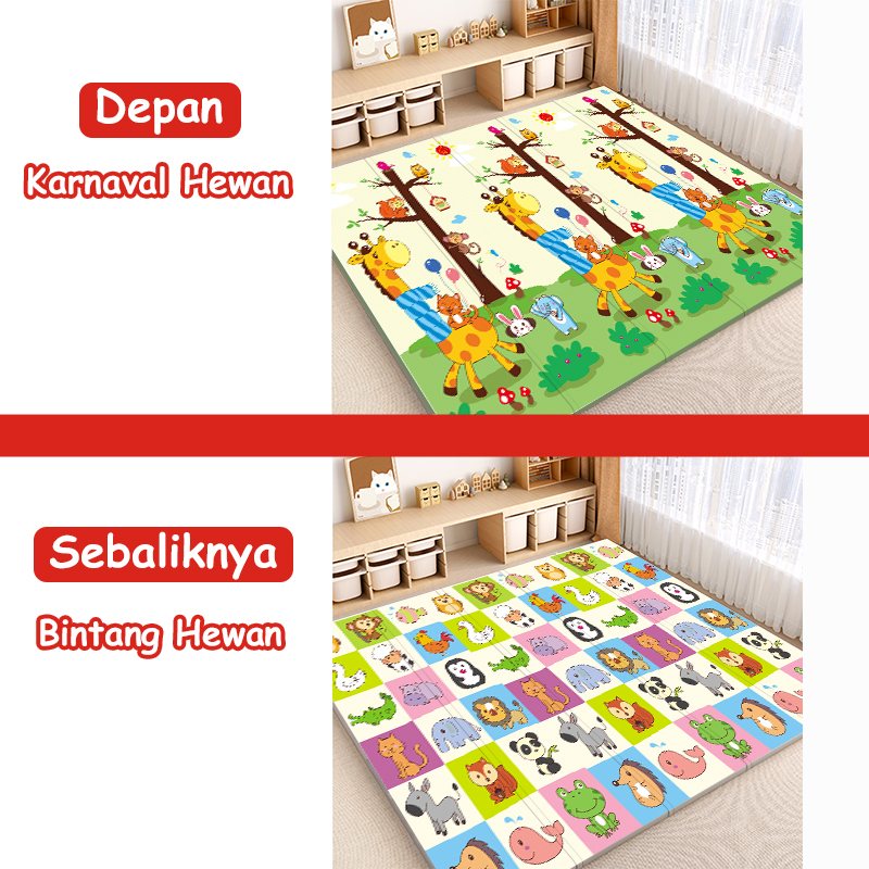Karpet Playmate Lipat Anak 180x200 10mm/Karpet Anak/Karpet Main Anak/Karpet Lantai Bayi/Playmate Bayi/Alas Lantai