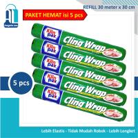 Klinpak Cling Wrap Regular Refill 30m x 30cm - Plastik Segel makanan