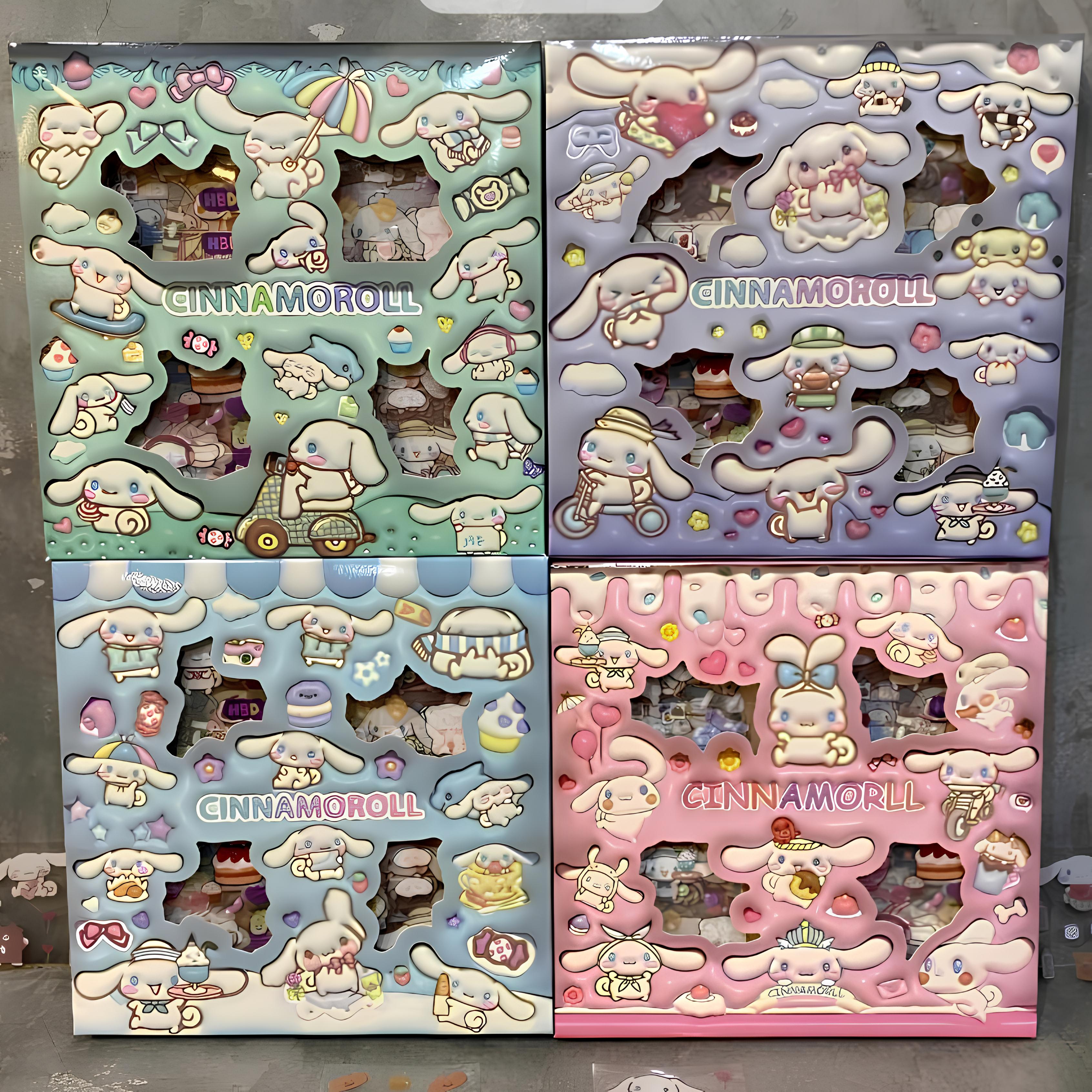 [COD] 1 BOX Stiker Aesthetic 2D Anti Air Bahan PET Sudah Cutting No Repeat |Stiker Botol Hp Stiker Karakter Kartun Lucu Stationery