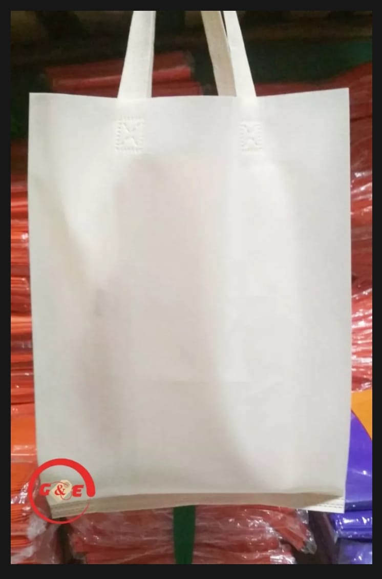 12 Pcs Lusinan Tas Kain Spunbond Goodie Bag Tali Uk Jumbo Besar 20x26x10 25x35x10 30x40x10 38x45x12