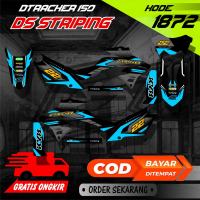 1872 Sticker Striping Motor DTRACKER 150 List Variasi Desain Motif Keren Variasi Semi Full
