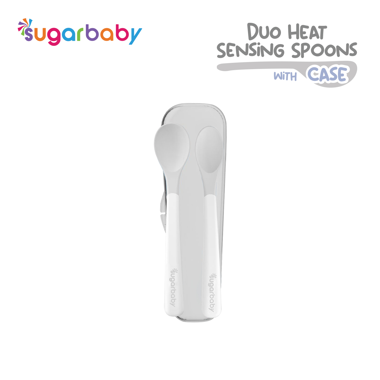 Sugarbaby Duo Heat Sensing Spoon BPA Free/Training Spoon/Peralatan Makan Bayi/Sendok Makan Bayi