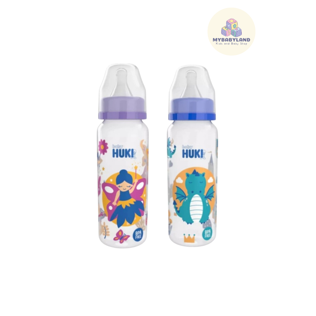 HUKI Baby Botol Susu Dot Nipple Silicone Gepeng / Bulat / ROUND | BotoHUKI Baby Botol Susu Dot Nipple Silicone Gepeng / Bulat / ROUND | Botol Susu HUKI Bayi Newborn | Baby Bottlel Susu HUKI Bayi Newborn | Baby Bottle