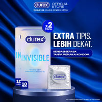 Durex Invisible Kondom Super Tipis Kondom Aman Pria 10s (2 pcs) - Condom with Lubricant