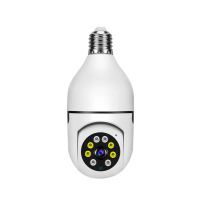 V380 PRO 3MP Kamera CCTV Bohlam Jarak Jauh 1080P WiFi Wireless CCTV Camera Night Vision PTZ  FHD IP Kamera Two-Way Audio Voice 360° Auto Tracking