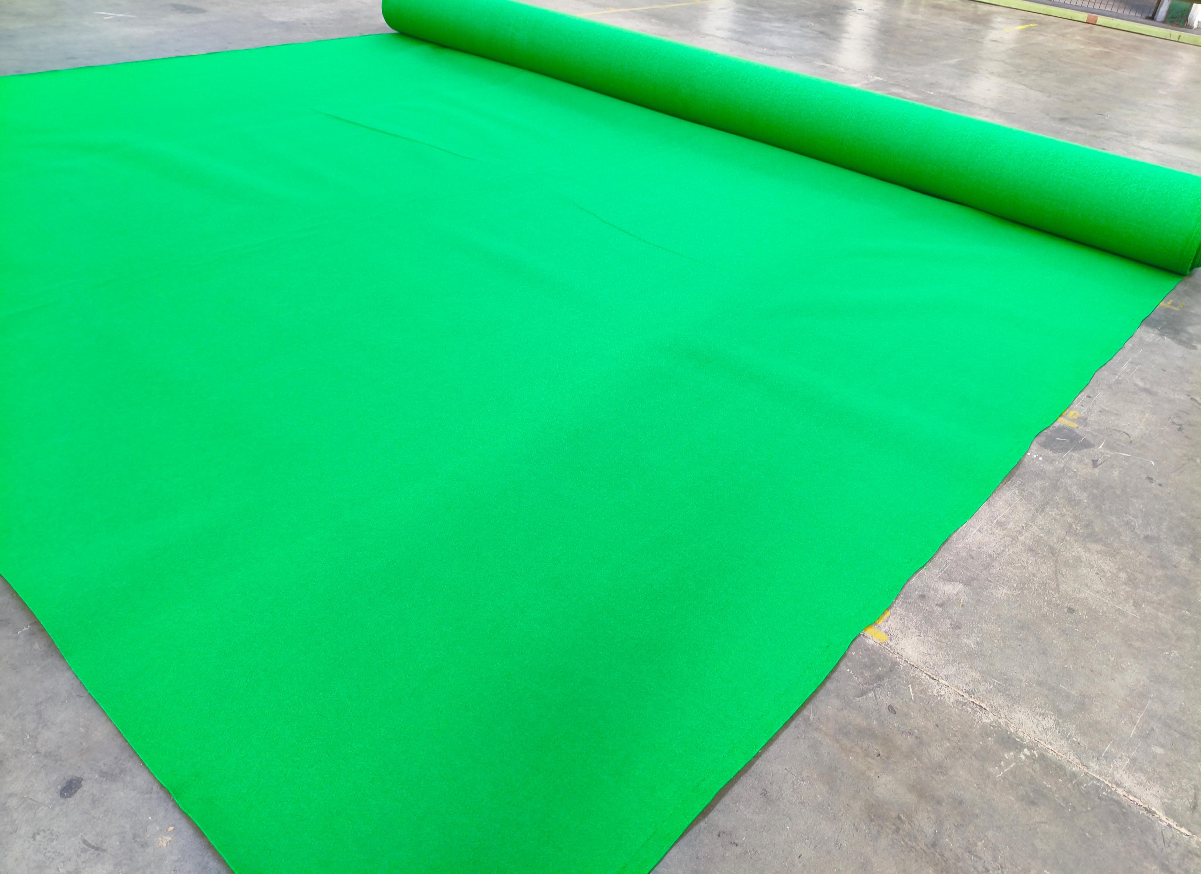 Karpet Bludru SARAYE L3 {Lebar 3m} Uk 1m x3m Karpet Exhibition Alas duduk Alas Kasur Tebal Murah - LIGHT GREEN