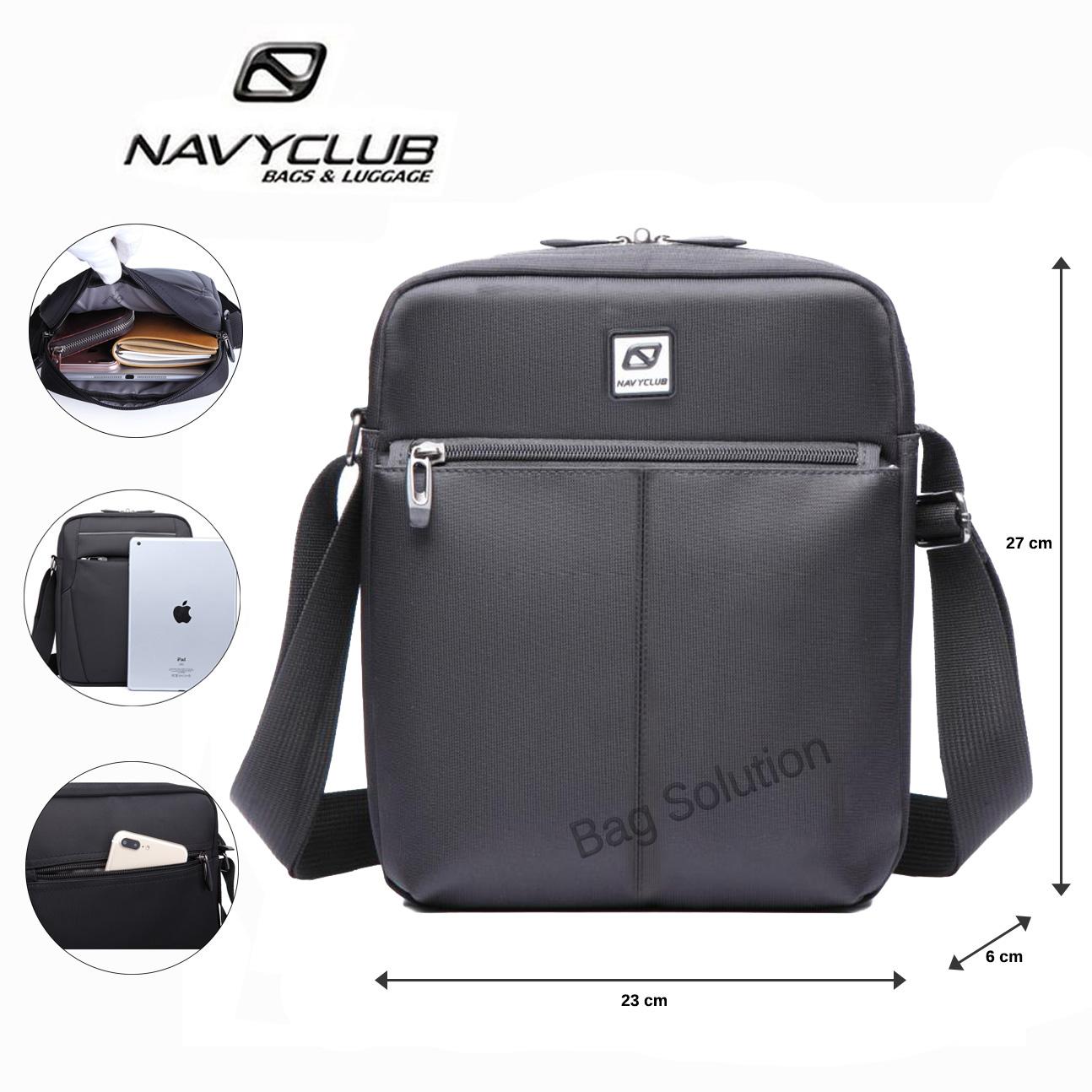 Navy Club Tas Selempang Travel Tablet IPad Tahan Air EEEA - Tas Pria Tas Wanita