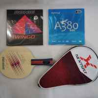 Bat Pingpong Donic Carbon plus karet Donic set
