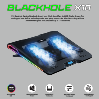 Coolingpad Air Flow Suction RGB with Digital Display BLACKHOLE X10