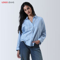 Logo Jeans Kemeja Wanita Lycka 24A66L5BI