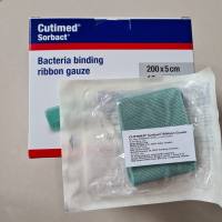 Cutimed Sorbact Ribbon Gauze 5x200cm / Cutimed Sorbact Ribon Untuk perawatan Luka