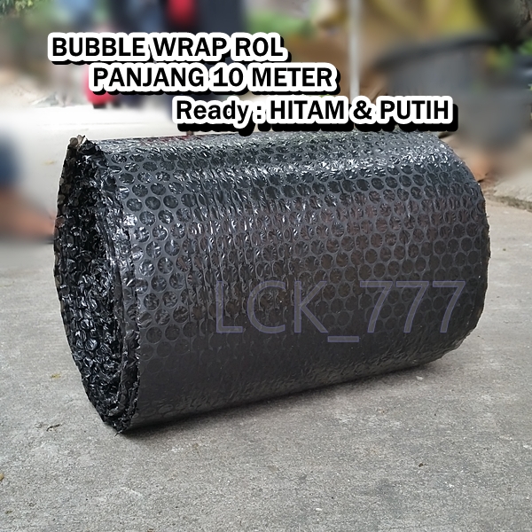 Buble Wrap Eceran 10 meter x 30cm Gulungan Ecer Rol 10m babel 10x30 hitam putih 10x40 10x25 10x20 10x17