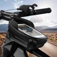 COD West Biking Holder Tas HP Sepeda Gowes Gunung MTB Fixie Universal Phone Bag Waterproof Anti Air