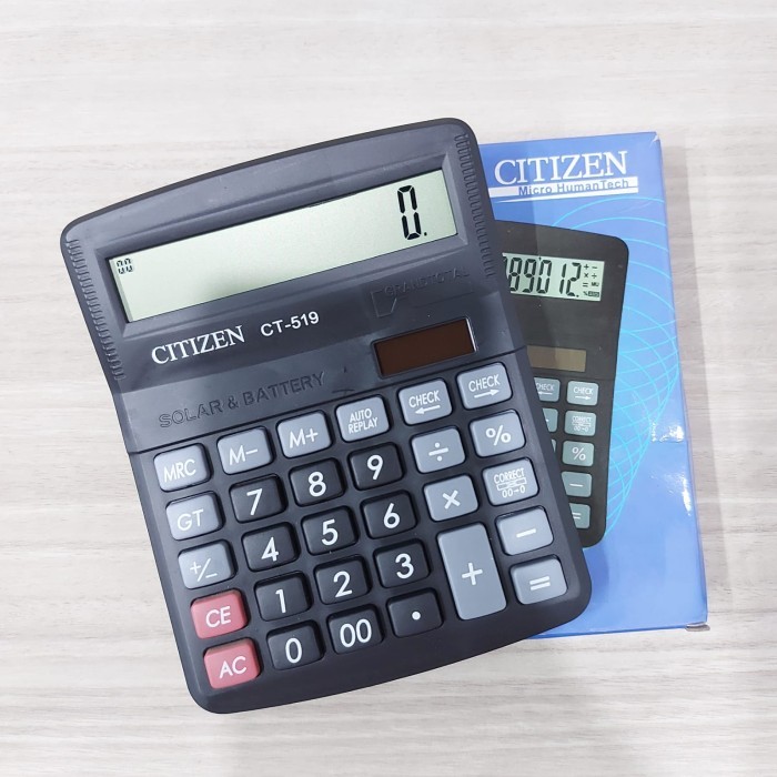 kalkulator dagang citizen 12 digit Citizen CT-519