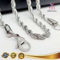 Kalung Titanium Tambang 70cm - VeE Kalung Pria Wanita
