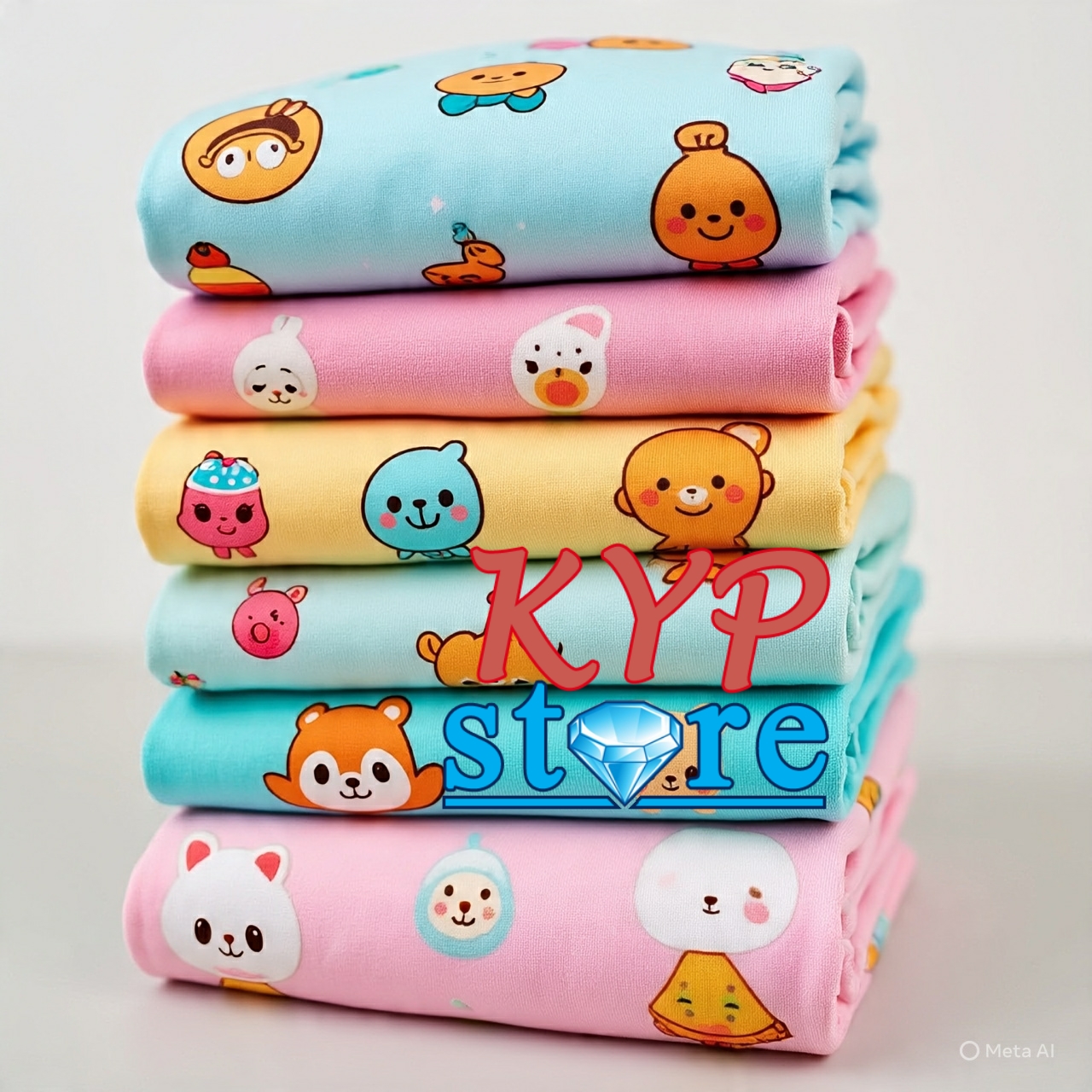 (BEST SELLER ) 1 LUSIN / 6 PCS BEDONG BAYI - PERNEL BAYI 110 x 90 - BAHAN KATUN LEMBUT MOTIF LUCU