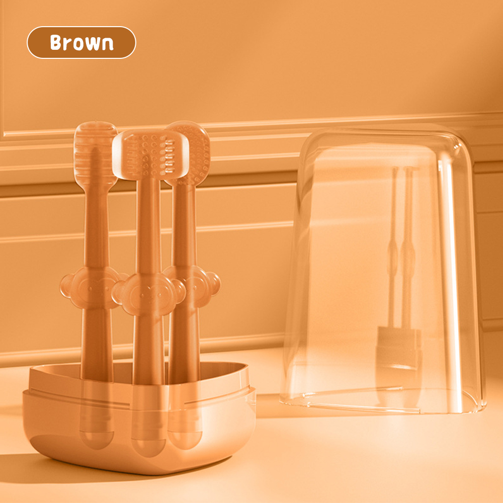 BEVAVAR sikat lidah bayi sikat gigi bayi alat pembersih lidah bayi set