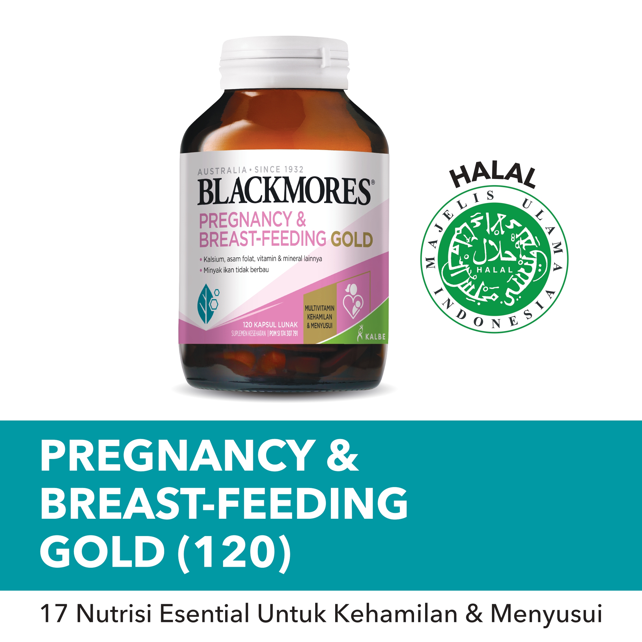 Blackmores Pregnancy & Breast - Feeding Gold (120)