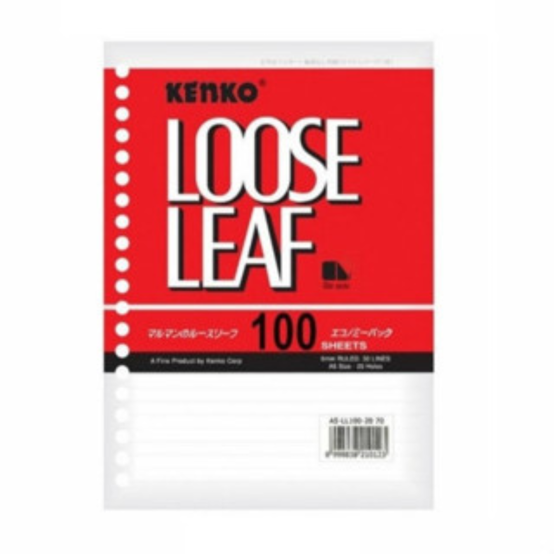 Loose Leaf Big Boss A5 B5 Isi 50 & 100 Lembar Isi Kertas File Binder Polos Bergaris Untuk Sekolah Kuliah Kantor ATK