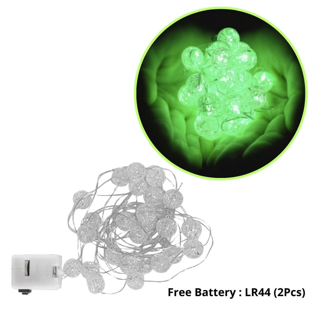 Tumblr Lampu Bola Kawat Mini 1 2 3 Meter Lampu Hias Bulat Dekorasi Bucket Gift Box Bunga Balon Fairy Light Led Bulat Murah