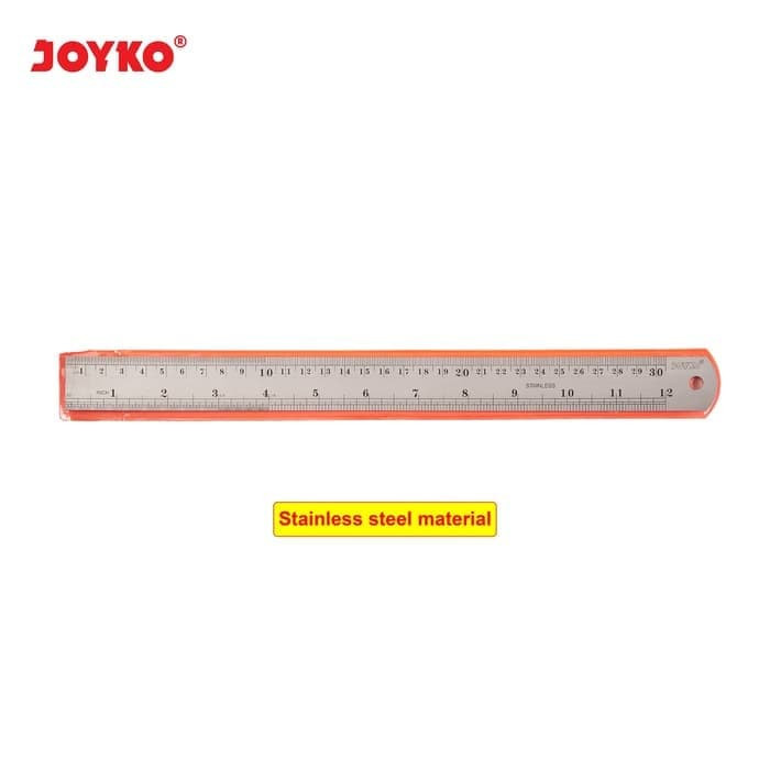 Snless Steel Ruler Penggaris Besi Joyko RL-ST30 30 cm