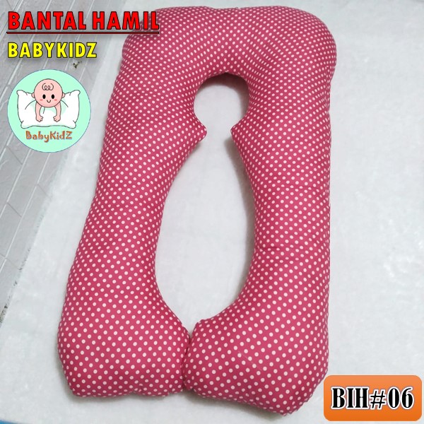 Bantal Hamil 120x70 cm / Bantal Ibu Hamil Isi 100% Silikon Hcs– Empuk Adem & Nyaman Tidu