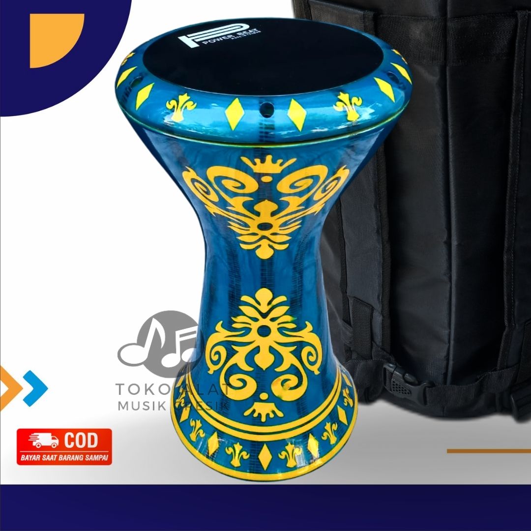 Darbuka almunium Cor dumbuk berkualitas ukuran 8 in mika powerbeet Rebana hadroh