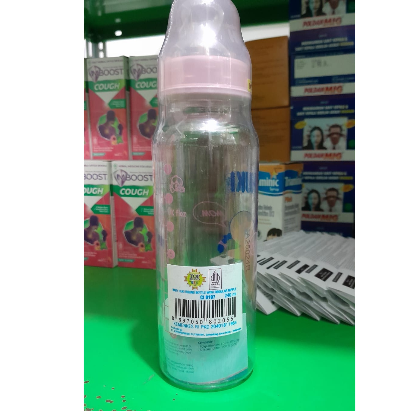 Botol Huki C Dot Reguler - Botol Susu Bayi