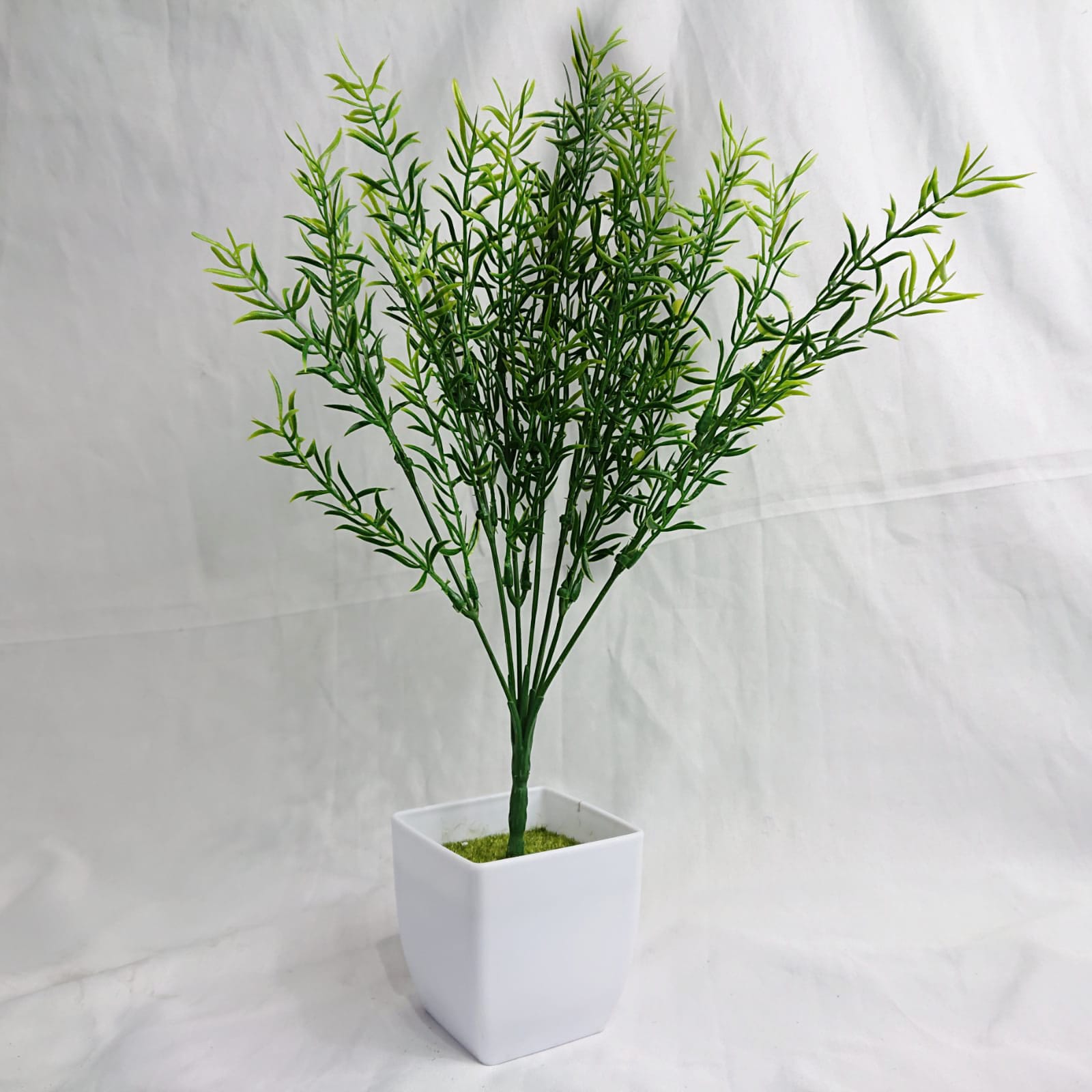 Sampai7an PBP38 / Ornamen Tanaman Hias Hijau Plastik Artificial Flower Dekorasi Rumah Ruangan Pot Bunga Palsu / COD