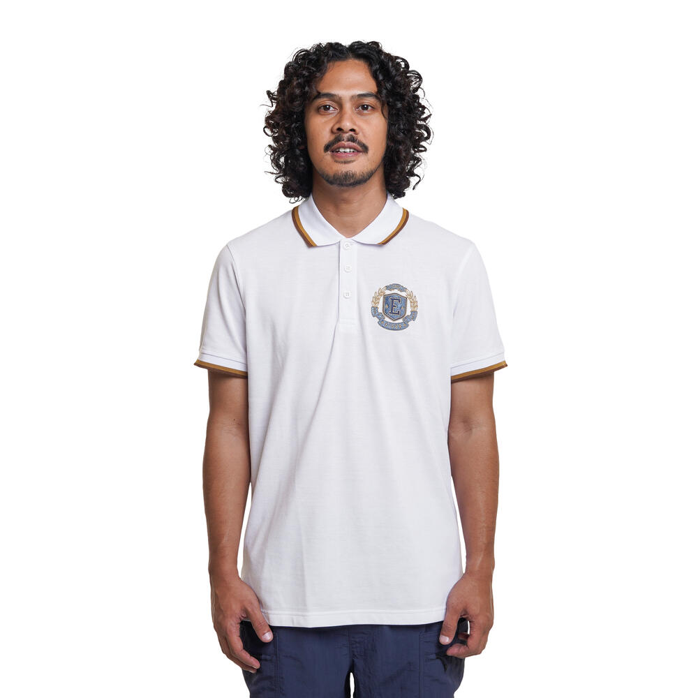 910009177 X-BIALOWIEZA POLO SHIRT SS - WHT