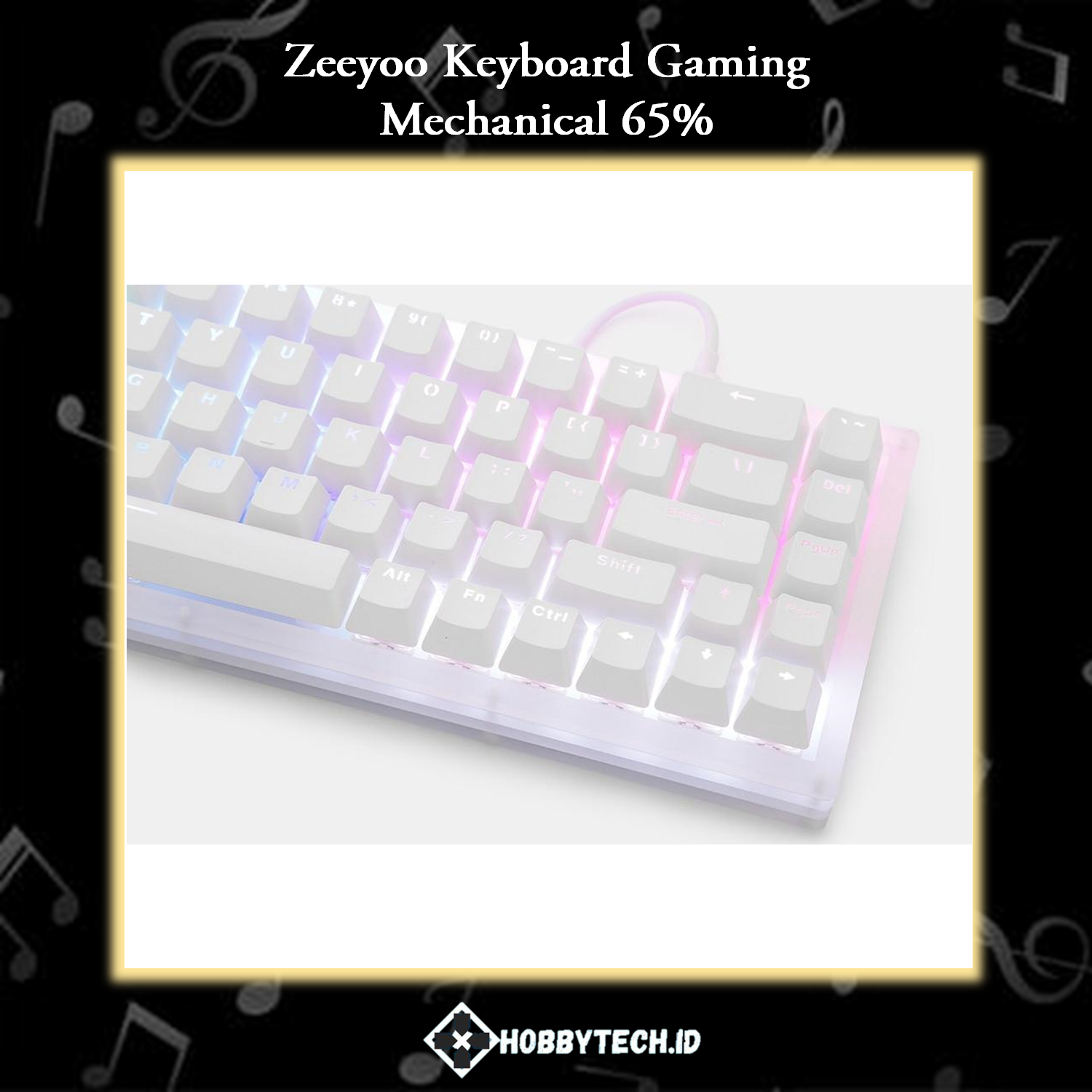 Zeeyoo 65% 68 Custom Mechanical Keyboard Pcb Case Hotswappable Switch