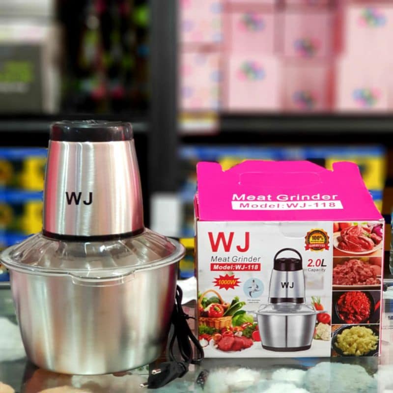 Blender Daging Elektrik Meat Grinder Food Processor 2L
