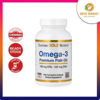 (ORIGINAL USA) California Gold Nutrition - Omega 3 Premium Fish Oil 100 Softgels ORI