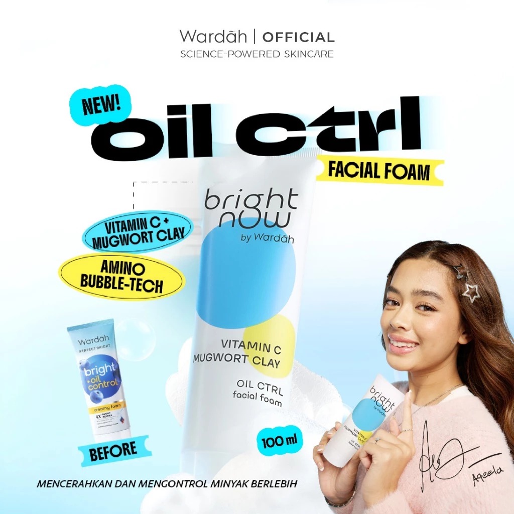 Wardah Perfect Bright Now Vitamin C Mugwort Clay Oil Ctrl