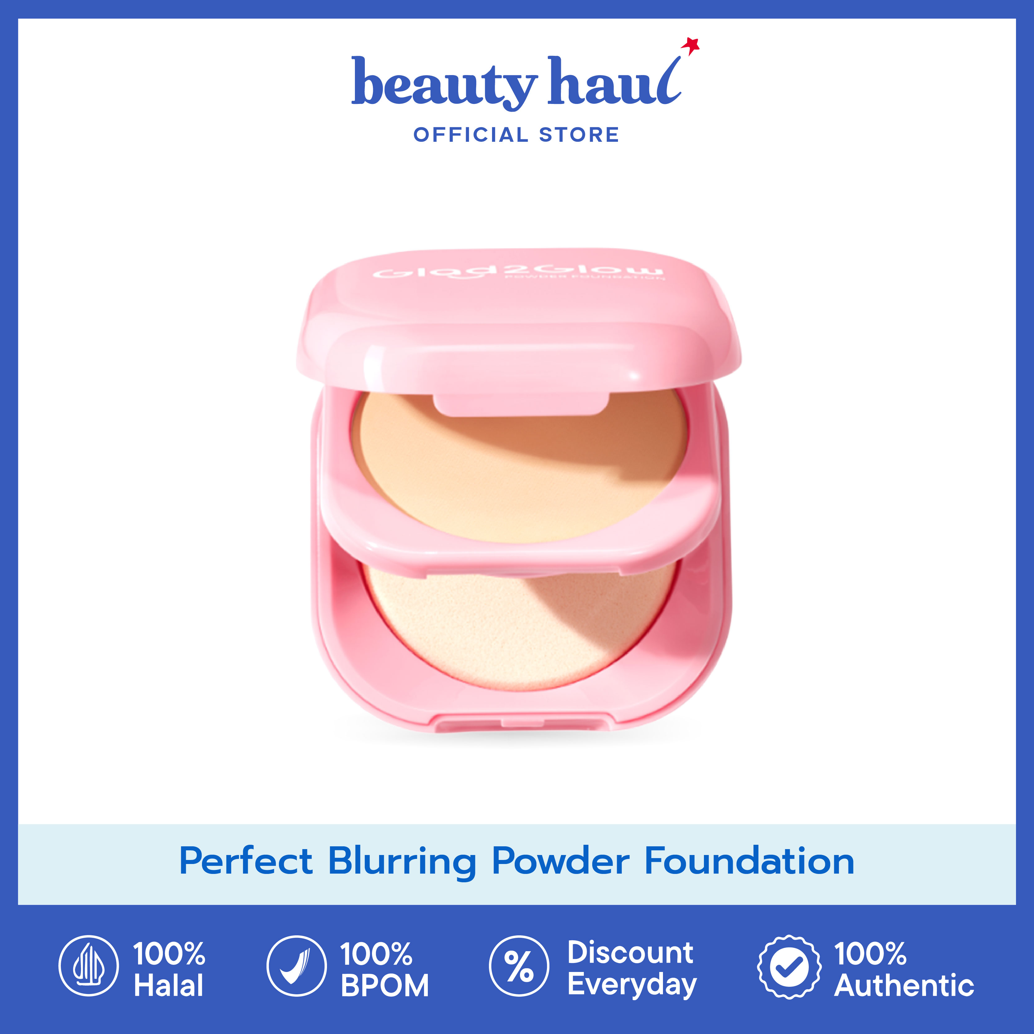 GLAD2GLOW Perfect Blurring Powder Foundation