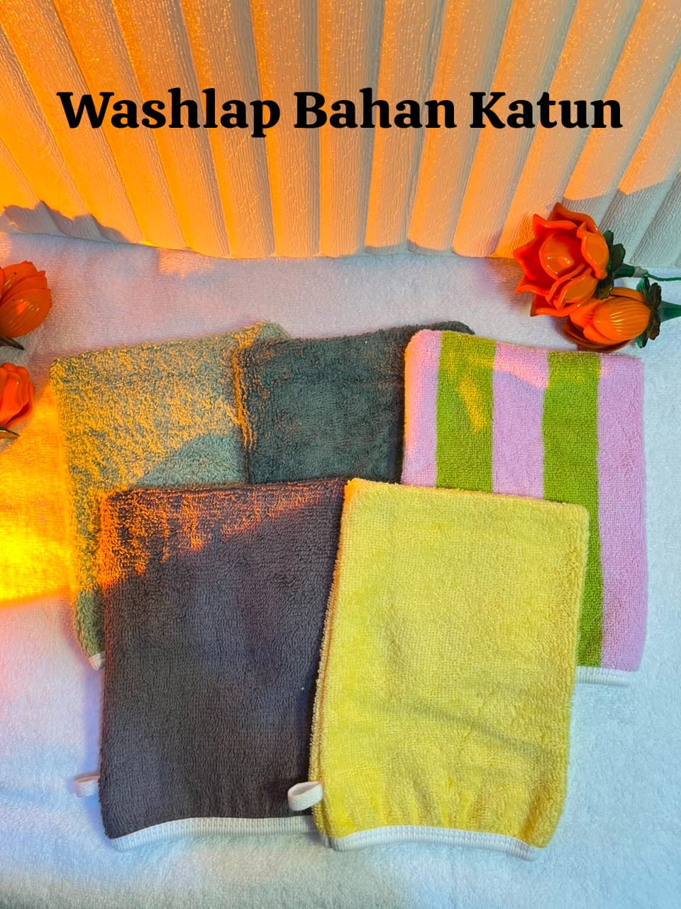 Washlap Handuk Tebal Serbaguna/Washlap Bayi 15x20cm