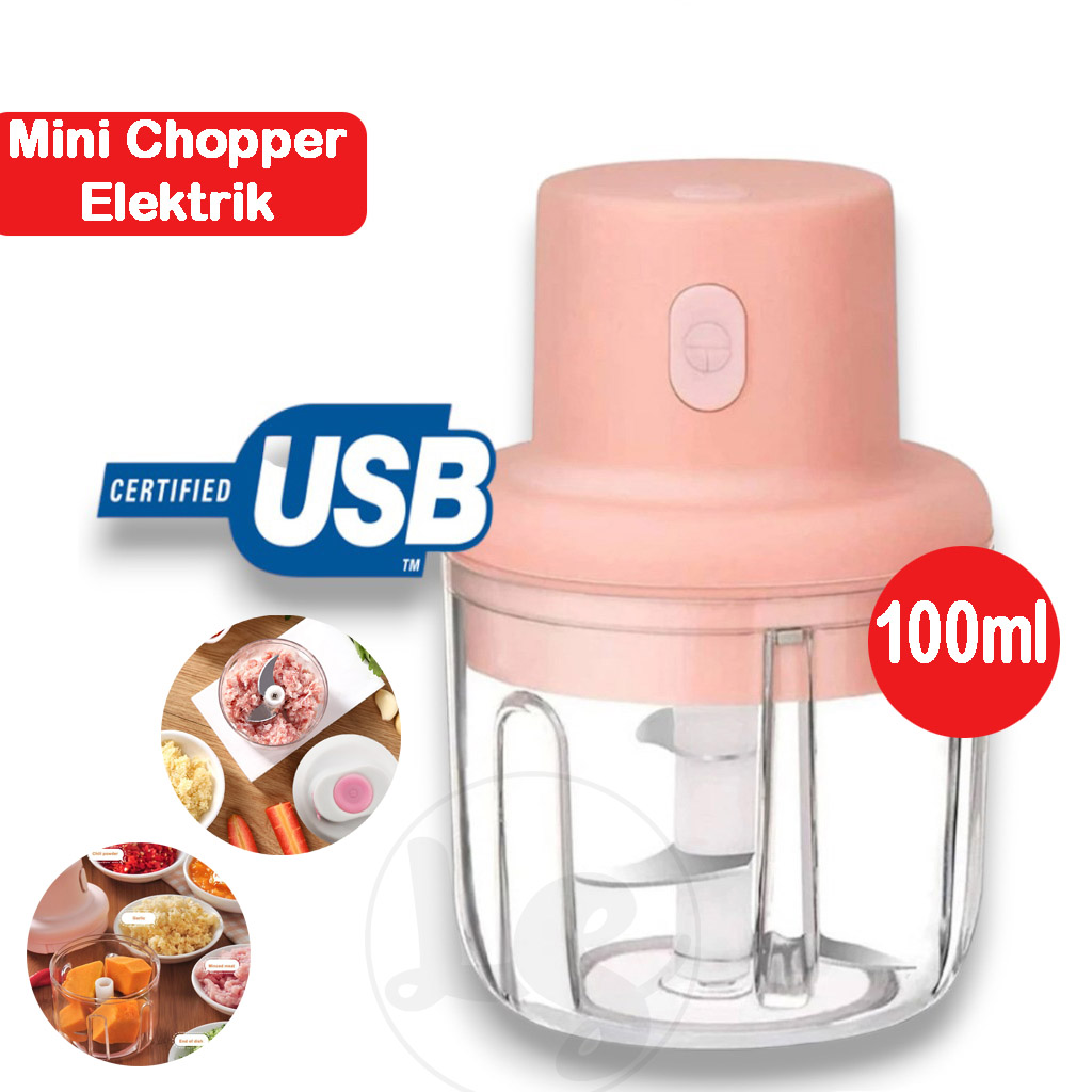 PROMO Chopper Blender Portable Capsule serbaguna 4 Mata Pisau Serba guna Murah Penggiling Daging Sayur Bumbu Dapur untuk mpasi bayi