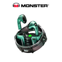 Monster XKT10 Bluetooth Earphones Wireless Headphones Gamer Headset Waterproof TWS Noise Reduction With Microphone Sports Earbud Low Latency Sports Headset 3d Surround Sound Heavy Bass Hifi Audio Quality
