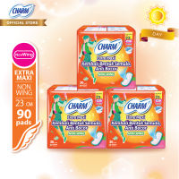 CHARM Pembalut Body Fit Extra Maxi Non Wing 23cm 30pads x3