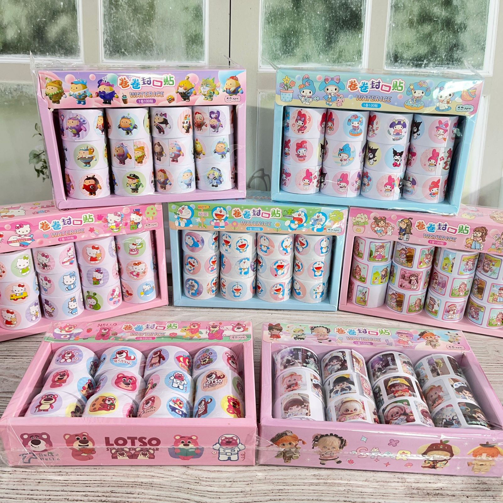 washitape SZ-182 kartun (1 roll) warna warni lucu imut lakban keren elegan fancy atk imut bisa COD termurah import