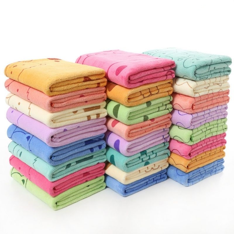 Handuk Bayi Lembut & Tebal Baru Lahir Uk 50x100 Murah / Handuk Anak Karakter / Handuk SP 35x75 | 50x100