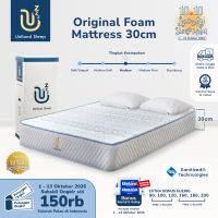 Uniland Sleep Kasur Busa Original 30cm Foam Mattress Box Free Bantal & Free Ongkir Jawa Bali