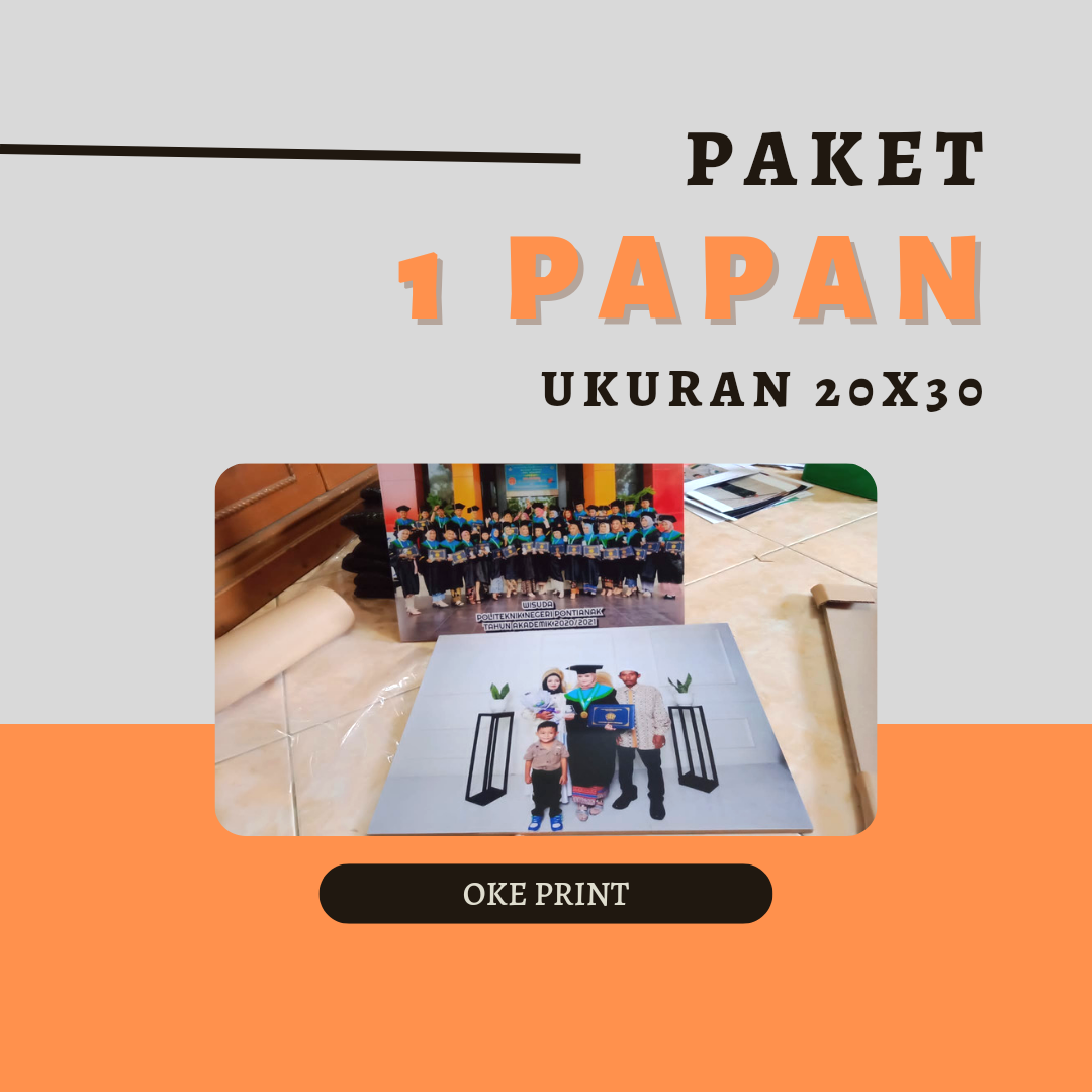 CETAK FOTO UKURAN 10R 20X30 SUDAH DI BINGKAI PAPAN MDF PROSES 1 HARI BISA COD