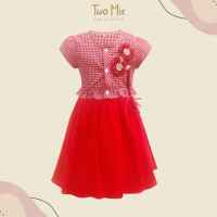 Two Mix - Baju Dress Rompi Anak Perempuan Katun - Gaun Romper Anak Cewek Lucu Mewah 1-8 Tahun 4310